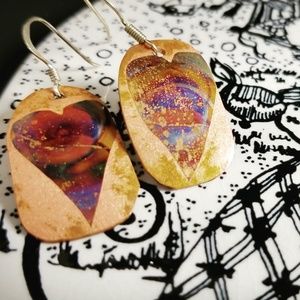 "Here, Have Mine"  Signed One of a Kind Earrings